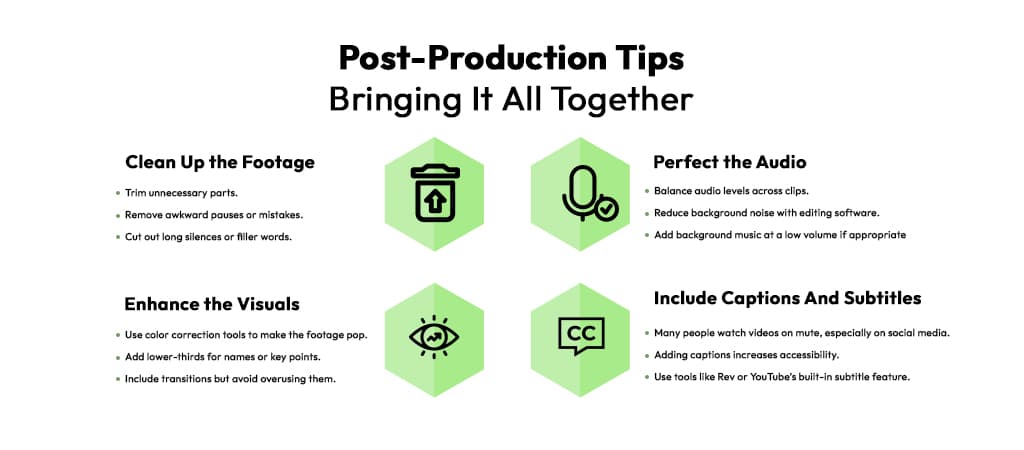 Post-Production Tips: Bringing It All Together